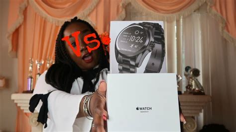 michael kors smartwatch vs apple watch series 3